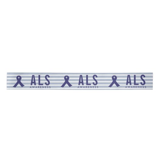 ALS Awareness Blue Stripes Lint (Voorkant)