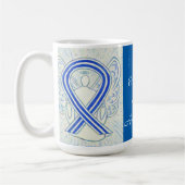 ALS Awareness Ribbon Angel Custom Mok (Links)