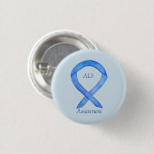 ALS Awareness Ribbon Custom Art Pin Ronde Button 3,2 Cm (Voorkant /achterkant)