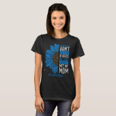 ALS Awareness Ribbon Mam ALS Warrior T-shirt (Voorkant volledig)