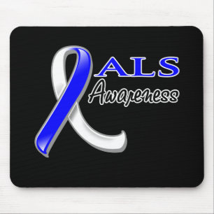 ALS Awareness Ribbon Muismat