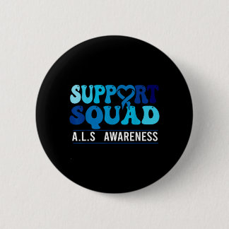 Als Awareness Support Team Groovy Als Waarschuwing Ronde Button 5,7 Cm