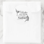 Als ballet... Stickers (aanpasbaar) (Tas)