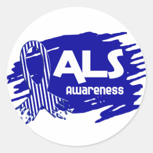 ALS-bewustzijn F5 Ronde Sticker