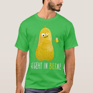 Als bier rechtstreeks naar de peer gaat t-shirt