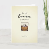 Als Bourbon kanker zou genezen Kaart (Voorkant)