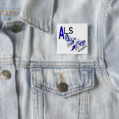 ALS BUTTERFLES 3.1 VIERKANTE BUTTON 5,1 CM (In situ)