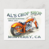 Al's Chop Shop Briefkaart (Voorkant)