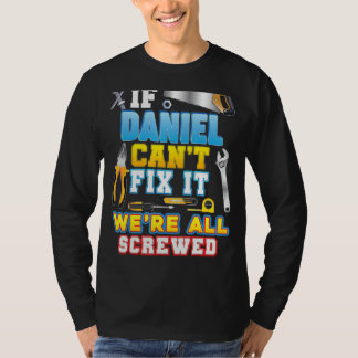 Als Daniel het niet kan oplossen, zijn we allemaal T-shirt