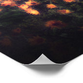 Als de diepere mieren voor de waterspuin poster (Hoek)