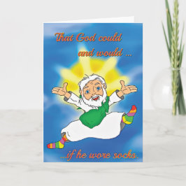 "Als de God Kaart van de Gematigdheid van Sokken"