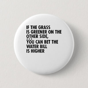 Als de gras aan de andere kant groener is, kunt u ronde button 5,7 cm