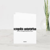 Als de hele wereld een podium is ... kaart (Achterkant)