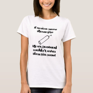 Als de hersenen dynamische Humor waren T-shirt