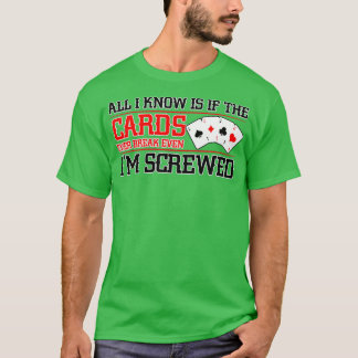 Als de kaarten zelfs Im schroeven als Poker Texas T-shirt