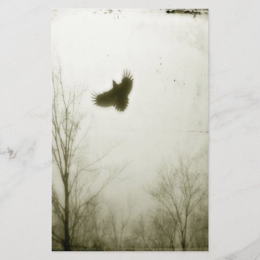 Als de kraai vliegt briefpapier (Voorkant)