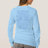 Als de liberale partij JFK citeert - T-shirt voor  (Achterkant)