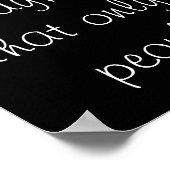 Als de rechterhelft van het brein de linkervleugel poster (Hoek)