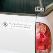 Als de Schatting van het Cijfer gemakkelijk was, z Bumpersticker (Op Truck)