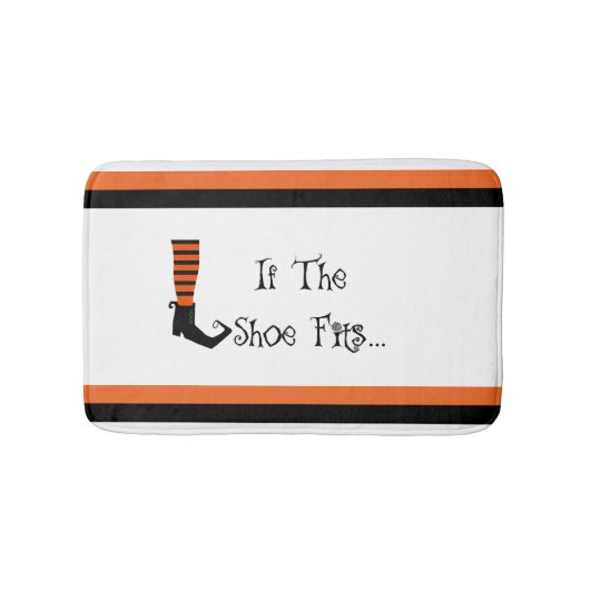 Als de schoen past bij Halloween Bath Mat (Voorkant)