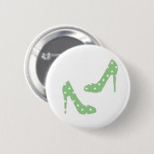 Als de schoen past, wil ik het. ronde button 5,7 cm (Voorkant /achterkant)