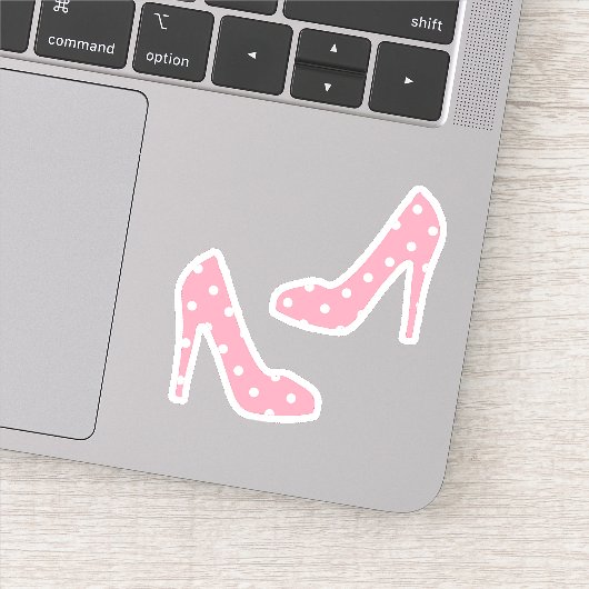 Als de schoen roze past sticker (Detail)