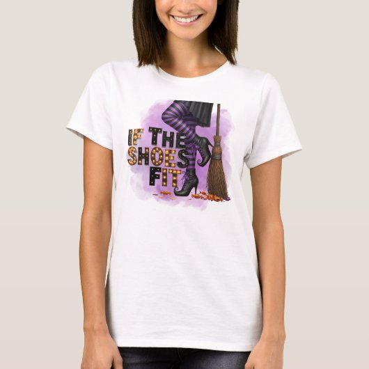 Als de schoenen passen t-shirt (Voorkant)