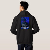"Als de sterren vallen..." Hoodie (Achterkant volledig)