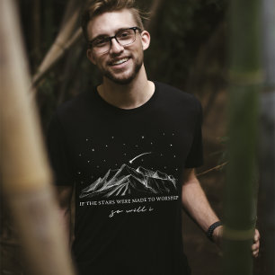Als de sterren werden gemaakt om T-shirt te verere