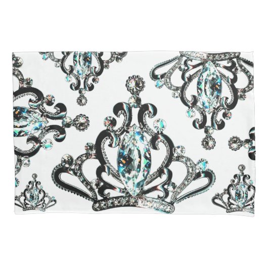 "Als de Tiara het past, Draag het!" Kussensloop (Voorkant-Links)