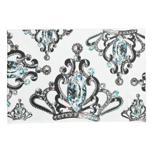 "Als de Tiara het past, Draag het!" Kussensloop (Voorkant-Rechts)