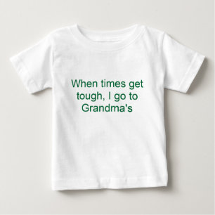 Als de tijden moeilijk worden, ga ik naar oma's