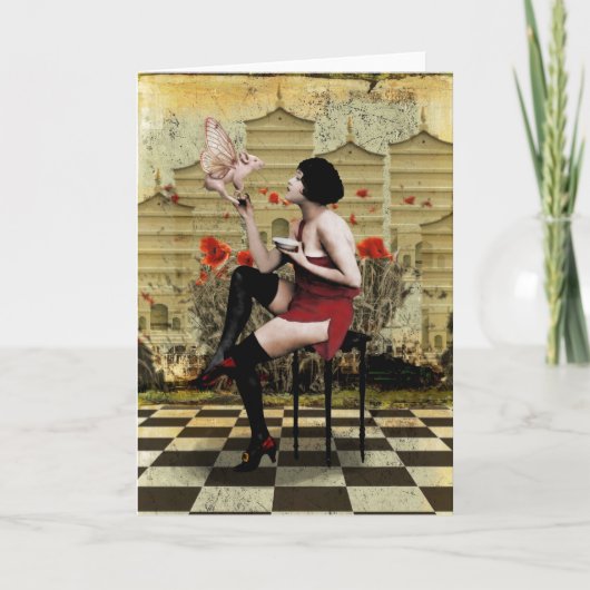 Als de varkens konden vliegen kaart (Voorkant)