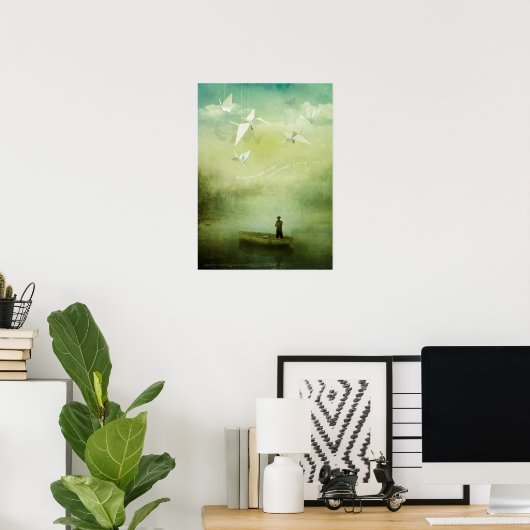 Als de wensen (druk) waren poster (Thuiskantoor)