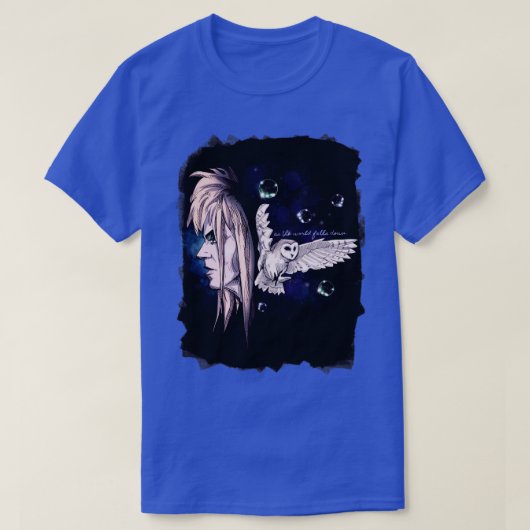 Als de wereld naar beneden Herfst T-shirt (Design voorkant)