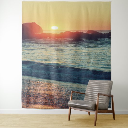 Als de zon ondergaat..... wandkleed (In situ)