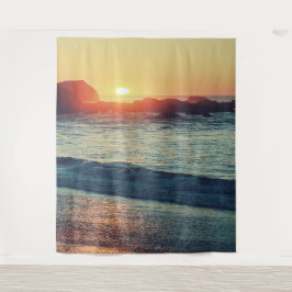 Als de zon ondergaat..... wandkleed