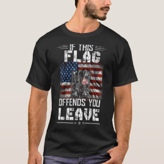 Als deze vlag aanbiedt, verlaat u TShirt Proud USA
