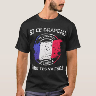 Als die vlag je stoort, help ik je weg te gaan. t-shirt