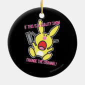 Als dit een Show van de Realiteit is Keramisch Ornament (Achterkant)