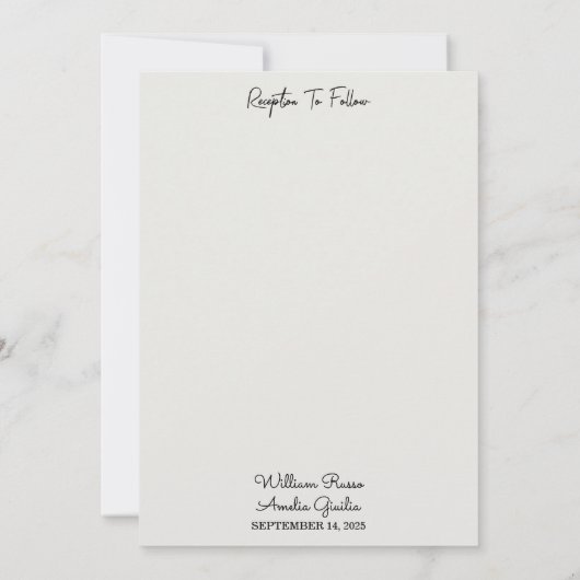 Als Dress Code Prom Kostuum Masquerade Bal Bruilof Kaart (Achterkant)