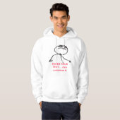  als een baas ontwerp hoodie (Voorkant volledig)