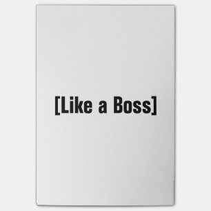 Als een baas post-it® notes
