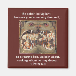 ... Als een brullende leeuw - magneet