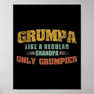 Als een gewone opa alleen Grumpier Vaders Dag Poster