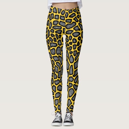 Als een Giraffe lopen Leggings (Voorkant)