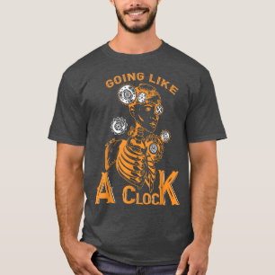 Als een klok, Human Skeleton Steampunk T-shirt
