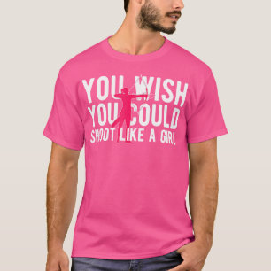 Als Een Meisje Boogschutter Boogschieten Boogschie T-shirt