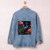  als een pauw in pioenen denim jacket (Hangar)