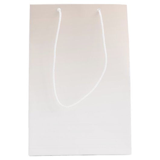 als een perzik bruiloft medium cadeauzakje (Voorkant)